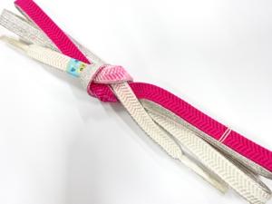 未使用品　正絹　手組帯締め